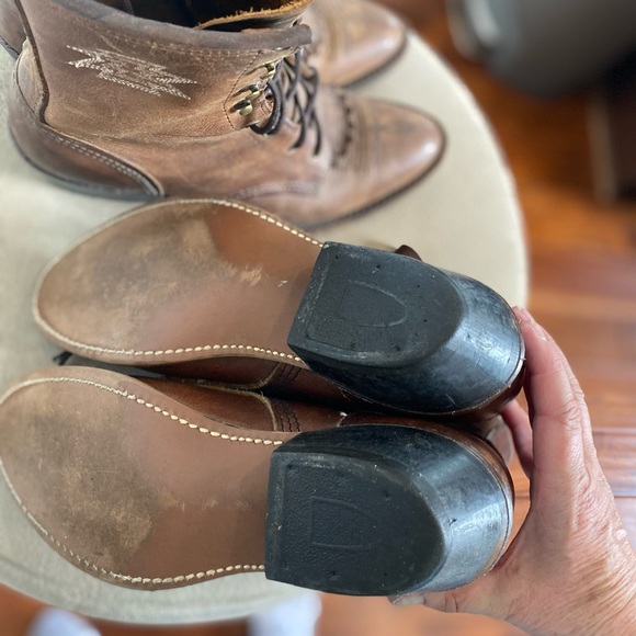 Lot of 2 Leather Boots - Picture 6 of 10